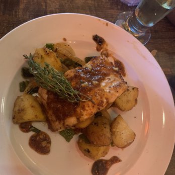 Cha Cha's Latin Kitchen - Salmon plate ( sooooo gooood) - Bars Near Me - Brea, California Cha Cha's Latin Kitchen - Salmon plate ( sooooo gooood) - Bars Near Me - Brea, California