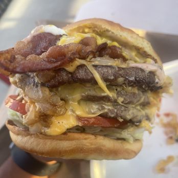 Burger Crush - Triple Burger add bacon - Burgers Near Me - Smyrna, Georgia