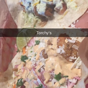 Torchy's Tacos - Baja Shrimp Taco and Trailer Park Taco - Tex-Mex Near Me - Houston, Texas