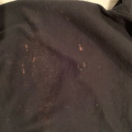 Bleach on a sweatshirt.