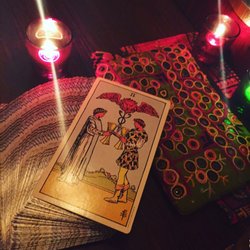 Heroic Tarot - When I work an event, I draw a card for the evening's theme. The 2 of Cups showed me the focus would be on relationships & romance.