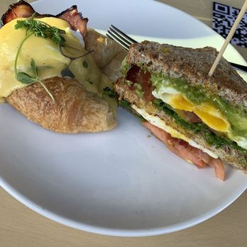 Brunch & Sip - half of the eggs benny and the BELT - Coffee & Tea Near Me - Phoenix, Arizona Brunch & Sip - half of the eggs benny and the BELT - Coffee & Tea Near Me - Phoenix, Arizona