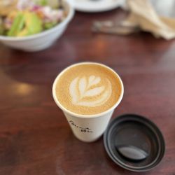 Bricks and Birch - Almond milk latte