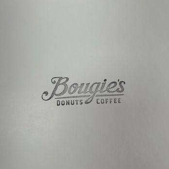 Bougie's Donuts & Coffee - Logo on box - Donuts Near Me - Sunset Valley, Texas