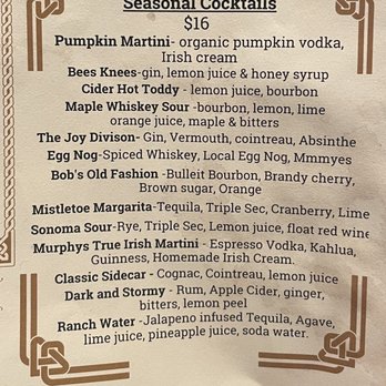 Murphy's Irish Pub & Restaurant - Venues & Event Spaces Near Me - Sonoma, California Murphy's Irish Pub & Restaurant - Venues & Event Spaces Near Me - Sonoma, California