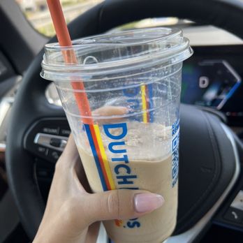 Dutch Bros Coffee - I couldn't stop drinking it.. next time I will take better pictures! Banana cream Frappuccino with caramel drizzle... yummmmmmm.... - Juice Bars & Smoothies Near Me - Vista, California