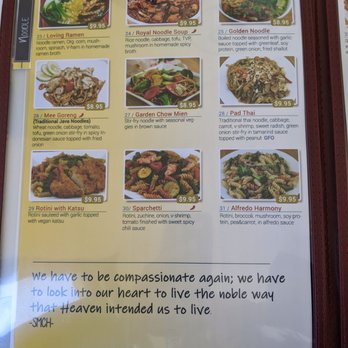 Loving Hut Redlands - Menu - Vegan Near Me - Redlands, California
