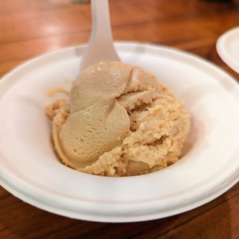 The Parlour - Salted Butter Caramel. Single scoop. 3.3 ounces. In a cup. $4.50. - Ice Cream & Frozen Yogurt Near Me - Durham, North Carolina The Parlour - Salted Butter Caramel. Single scoop. 3.3 ounces. In a cup. $4.50. - Ice Cream & Frozen Yogurt Near Me - Durham, North Carolina