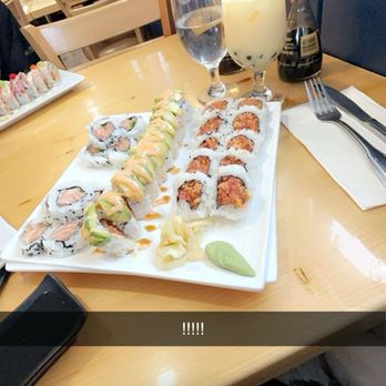 Sweet Rice Thai Sushi - Mango milk tea boba, spicy tuna roll, caterpillar roll, and a salmon roll ! - Pop-Up Restaurants Near Me - Glens Falls, New York Sweet Rice Thai Sushi - Mango milk tea boba, spicy tuna roll, caterpillar roll, and a salmon roll ! - Pop-Up Restaurants Near Me - Glens Falls, New York
