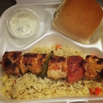 Grecian Delight - I added the Greek gyro sauce for my kabob and it goes great with the chicken... - Greek Near Me - Middletown, Ohio