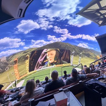 Cosm Atlanta - Image of how small the actual movie was and how it was framed by the dome screen. - Venues & Event Spaces Near Me - Atlanta, Georgia