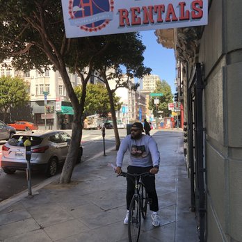 Golden Gate Rides - Fixing to ride the bike - Bike Rentals Near Me - San Francisco, California Golden Gate Rides - Fixing to ride the bike - Bike Rentals Near Me - San Francisco, California