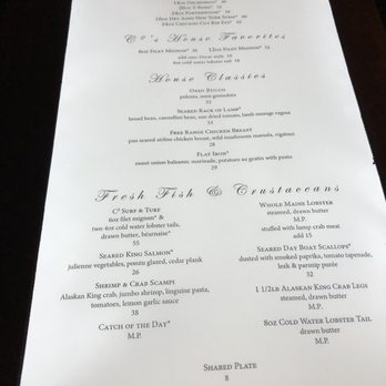 C2 Steak & Seafood - Menu New Year 2018 - Steakhouses Near Me - Brooks, California C2 Steak & Seafood - Menu New Year 2018 - Steakhouses Near Me - Brooks, California