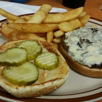 Lindo’s Diner - Mushroom swiss burger without lettuce or tomato - American Near Me - Yucaipa, California Lindo’s Diner - Mushroom swiss burger without lettuce or tomato - American Near Me - Yucaipa, California