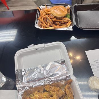 Chicken Scratch - Wings, chicken sandwich and fries. $38 - Chicken Wings Near Me - Saint Bernard, Ohio Chicken Scratch - Wings, chicken sandwich and fries. $38 - Chicken Wings Near Me - Saint Bernard, Ohio