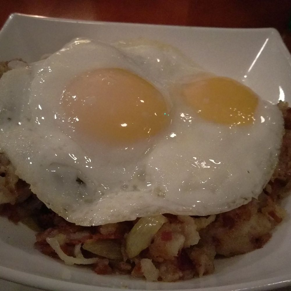 Open City - Hash brown bowl topped with eggs - American Near Me - Washington, DC, District of Columbia Open City - Hash brown bowl topped with eggs - American Near Me - Washington, DC, District of Columbia