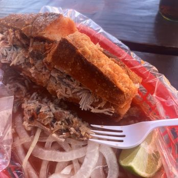 Tortas Ahogadas - The pork torta - Mexican Near Me - Los Angeles, California Tortas Ahogadas - The pork torta - Mexican Near Me - Los Angeles, California