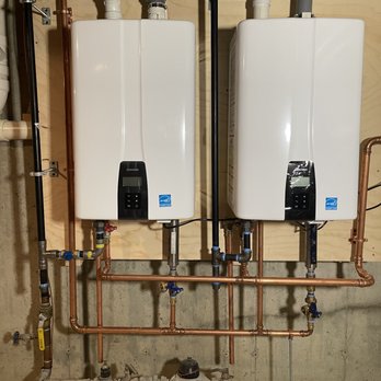 Lamore Plumbing and Heating - Twin Navien Tankless Water Heaters - Plumbing Near Me Lamore Plumbing and Heating - Twin Navien Tankless Water Heaters - Plumbing Near Me
