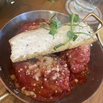 Marmo - Polpette Meatballs (the ones we had were super salty) - Italian Near Me - Houston, Texas Marmo - Polpette Meatballs (the ones we had were super salty) - Italian Near Me - Houston, Texas
