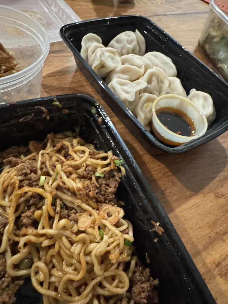 Food from Doughpamine Dumpling and Noodle House