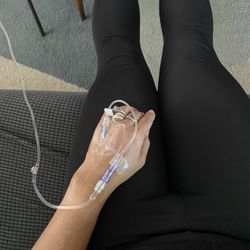 I Vie Infusions - Best veins were in my hand. Didn't hurt at all.