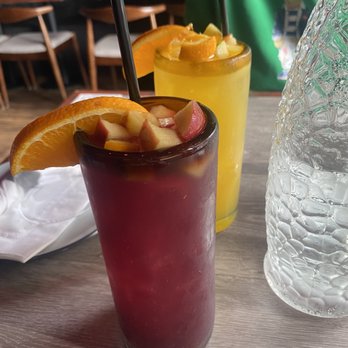 Limosneros - Red Sangria & passion fruit sangria! So good! - Tacos Near Me - Brooklyn, New York