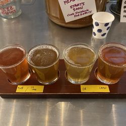 Celtic Cross Meadery - First flight at Celtic Cross.  The colors are beautiful. The flavors are a must try!