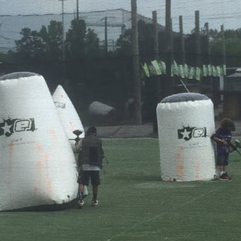 Chesapeake Paintball - My big boy staking out during one of the games - Paintball Near Me - Chesapeake, Virginia