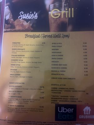 Menu photo 8 Susie's Grill Spring Hill, FL