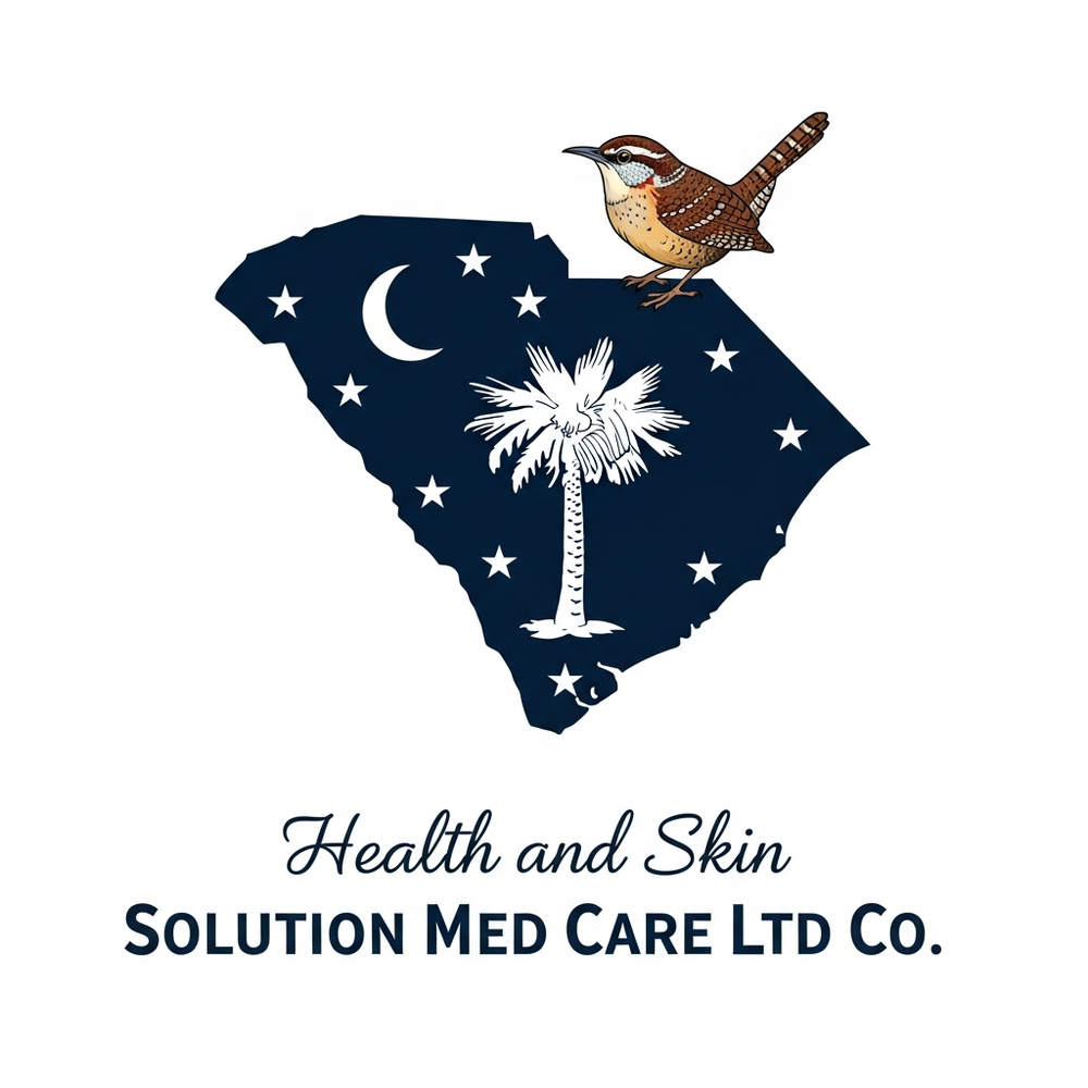 Health and Skin Solution Med Care Logo