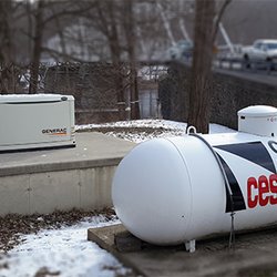 Combined Energy Services - Propane gas generator at the Dingmans Bridge