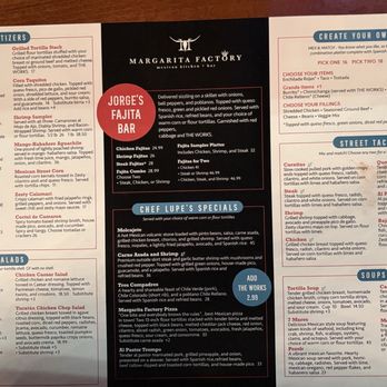 Margarita Factory - Menu front - Mexican Near Me - Keizer, Oregon Margarita Factory - Menu front - Mexican Near Me - Keizer, Oregon