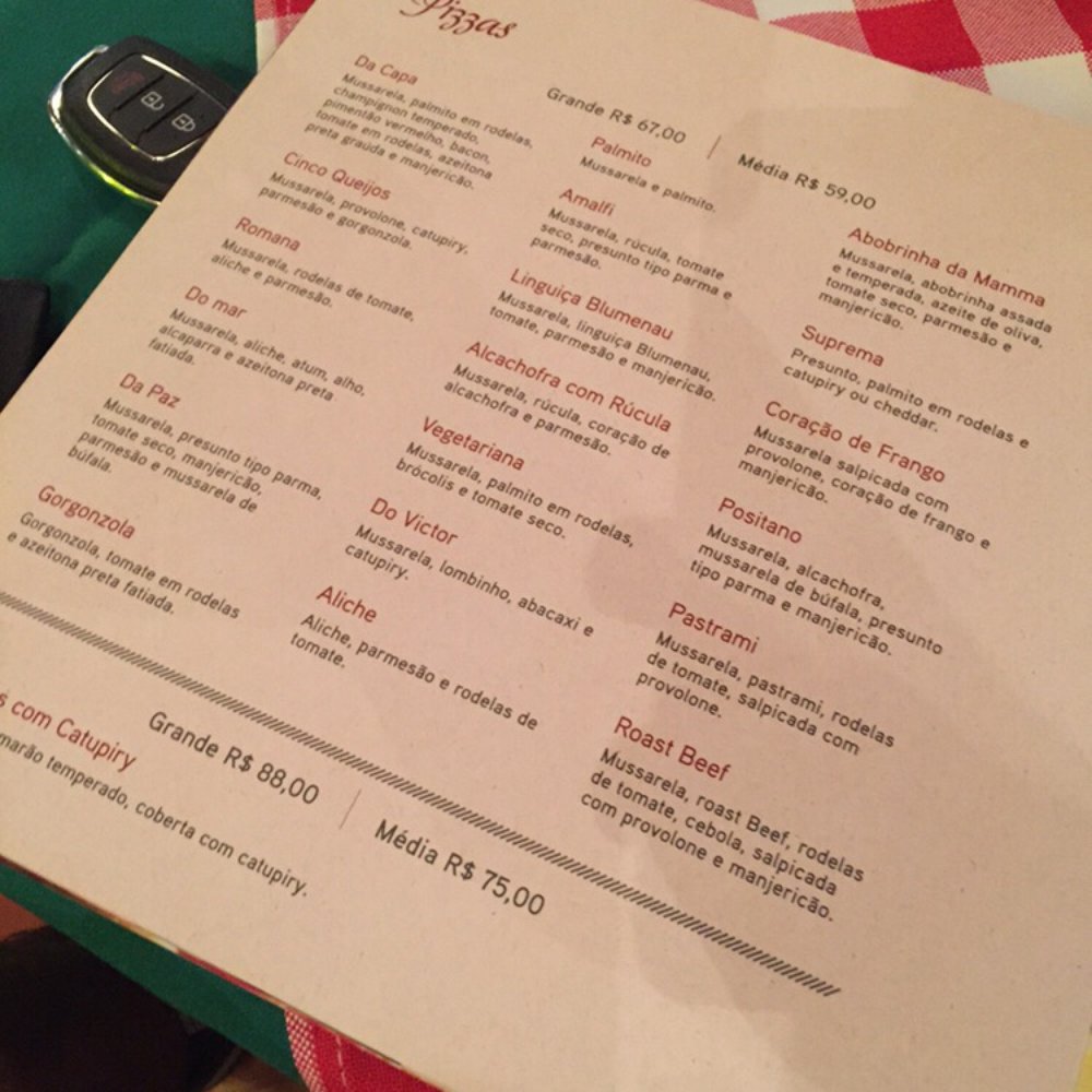 Papparella - Cardapio - Pizza Near Me - Florianópolis, South Carolina