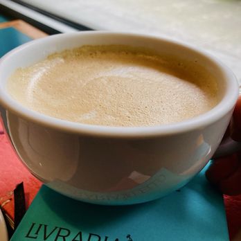 Midtown Espresso - Enjoying a Cappuccino - Coffee & Tea Near Me - Seattle, Washington