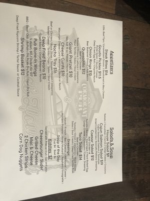 Menu photo 2 The Cormorant Pub Pelican Rapids, MN Menu photo 2 The Cormorant Pub Pelican Rapids, MN