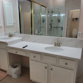 Elite Renovations - After pic with new countertop - General Contractors Near Me - Richardson, Texas
