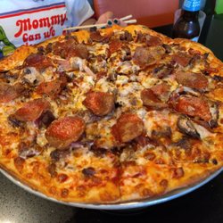 Love Letter Pizza & Chicken - Carnivore pizza...it's got bulgogi on it!
