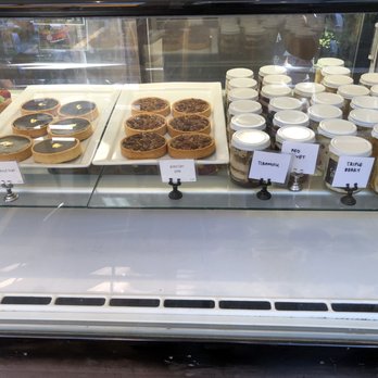 Cafe Dulce - Clear glass display case with sweet treats. - Coffee & Tea Near Me - Los Angeles, California Cafe Dulce - Clear glass display case with sweet treats. - Coffee & Tea Near Me - Los Angeles, California