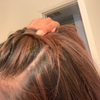 Uniqo Salon - tried to put it in an updo but uh yeah, the colors looked like that - Waxing Near Me - Stockton, California