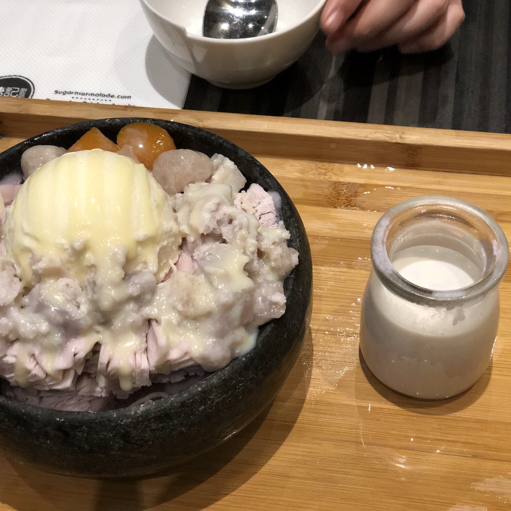 Sugar Marmalade - Taro shaved ice - 5/5 would recommend - Desserts Near Me - Toronto, Ontario Sugar Marmalade - Taro shaved ice - 5/5 would recommend - Desserts Near Me - Toronto, Ontario