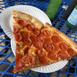 Pepperoni slices Pepperoni slices