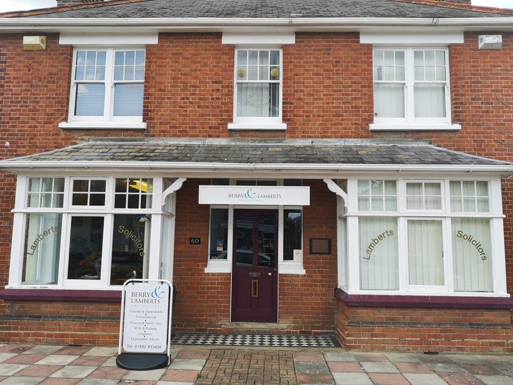 BERRY & LAMBERTS SOLICITORS Updated September 2024 60 Commercial
