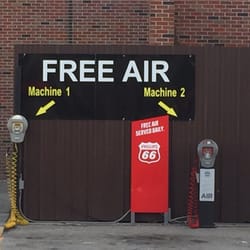 Love the free air machines..... They self regulate your air pressure for you!