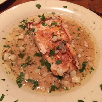 Stonefire Grill - Salmon with garlic, salmon is very moist - American Near Me - Pasadena, California