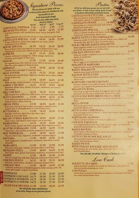 Menu photo 1 Castello Pizza and Pasta Seattle, WA