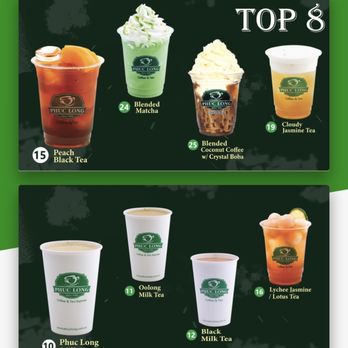 Phuc Long - Top 8 drinks! - Coffee & Tea Near Me - Garden Grove, California Phuc Long - Top 8 drinks! - Coffee & Tea Near Me - Garden Grove, California