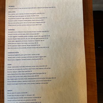 Carmel - Updated menu - Mediterranean Near Me - Los Angeles, California