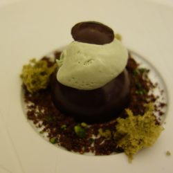Le Bouchon et l'Assiette - Composition chocolat/pistache