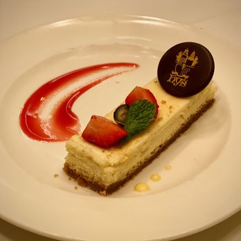 Hy's Steak House - Complimentary Anniversary Cheesecake slice - Steakhouses Near Me - Honolulu, Hawaii Hy's Steak House - Complimentary Anniversary Cheesecake slice - Steakhouses Near Me - Honolulu, Hawaii