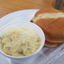 Smith's True Value Of Ashford - Cheeseburger with potato salad